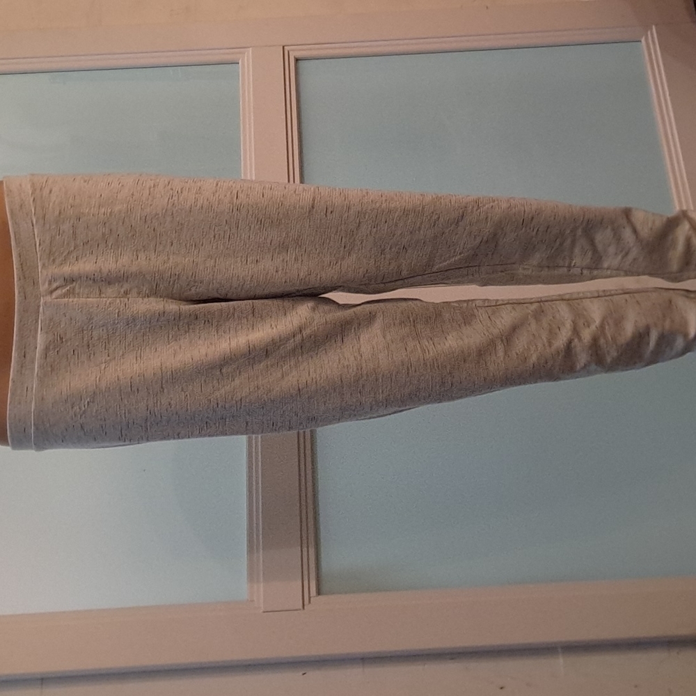 Lauren Conrad mid rise leggings L marled leggings white gray